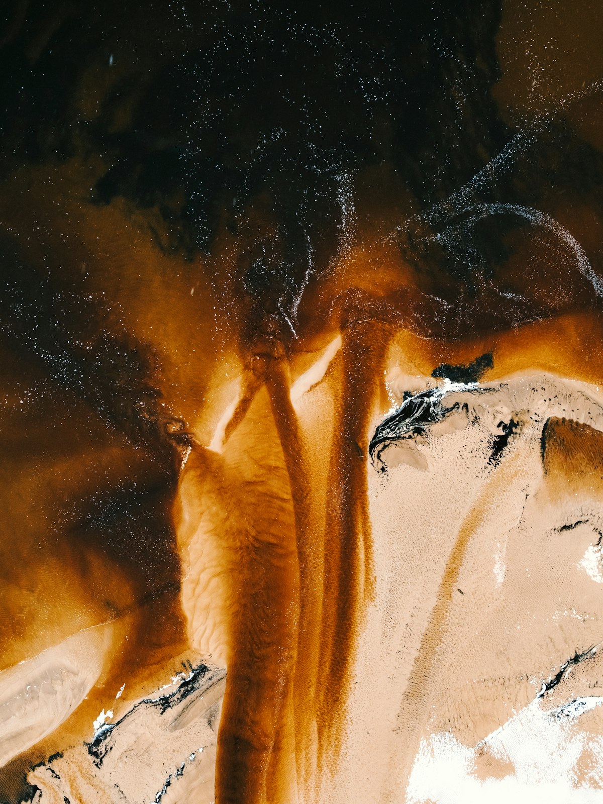 The terrain read from above